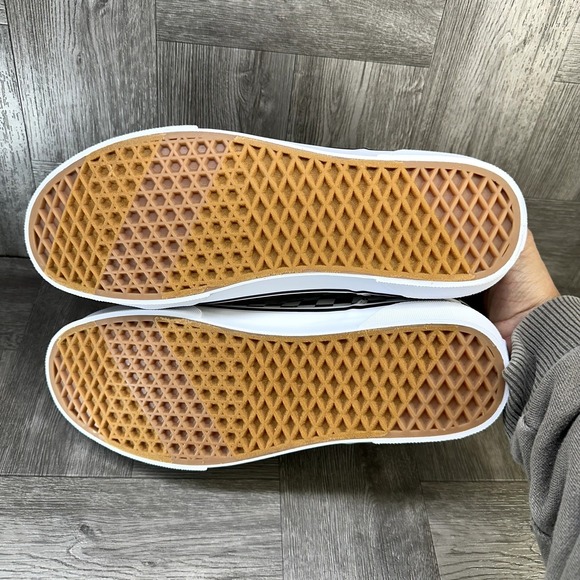 Vans Seldan Checkerboard Black White Skateboarding Shoes Men's size 10.5 - Picture 7 of 8